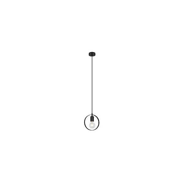 Suspension Kaitains E27 IP20 ⌀20cm noir