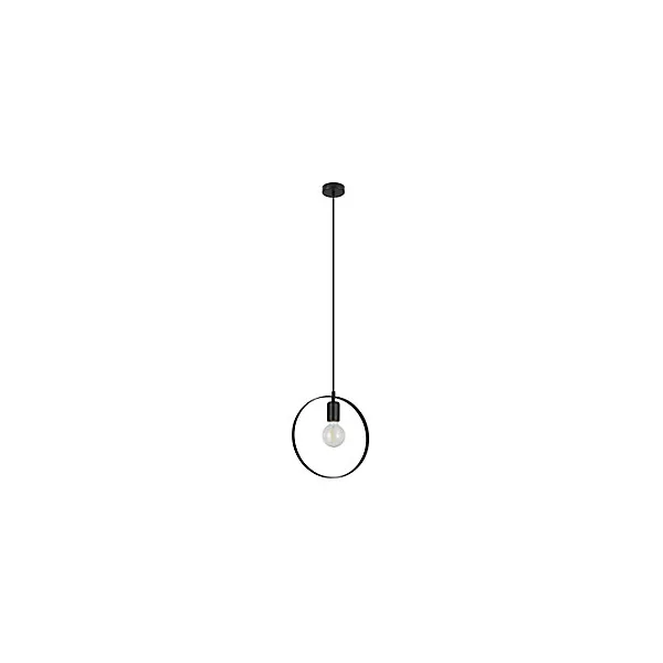 Suspension Kaitains E27 IP20 ⌀28cm noir