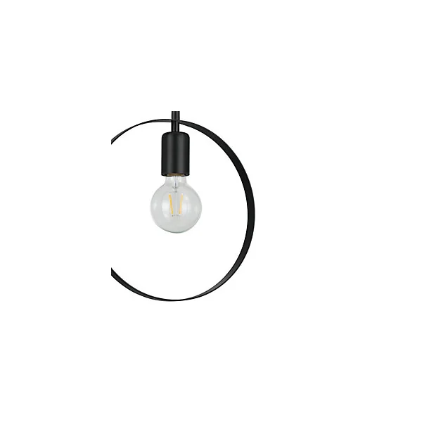 Suspension Kaitains E27 IP20 ⌀28cm noir
