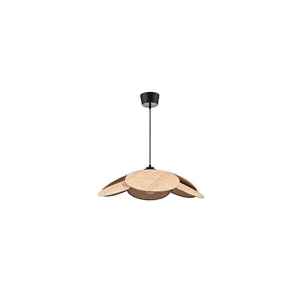 Suspension Kenya E27 15W ⌀70xH.100cm noir GoodHome