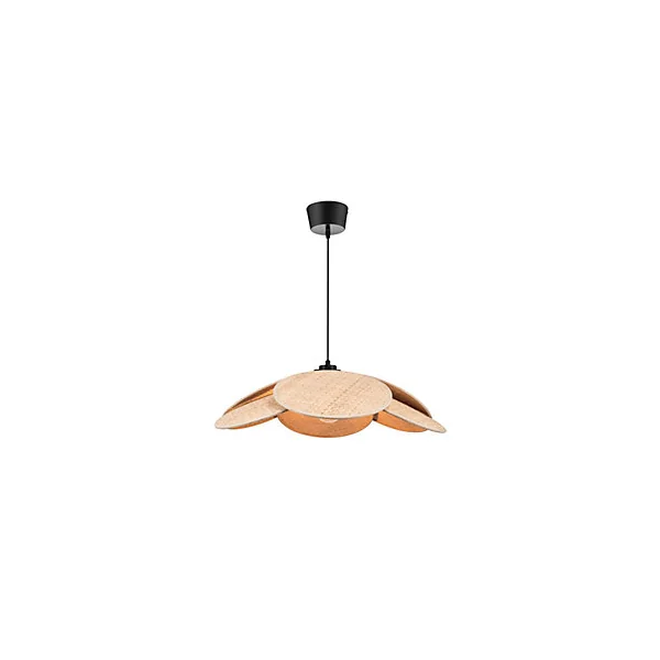 Suspension Kenya E27 15W ⌀70xH.100cm noir GoodHome