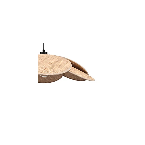 Suspension Kenya E27 15W ⌀70xH.100cm noir GoodHome