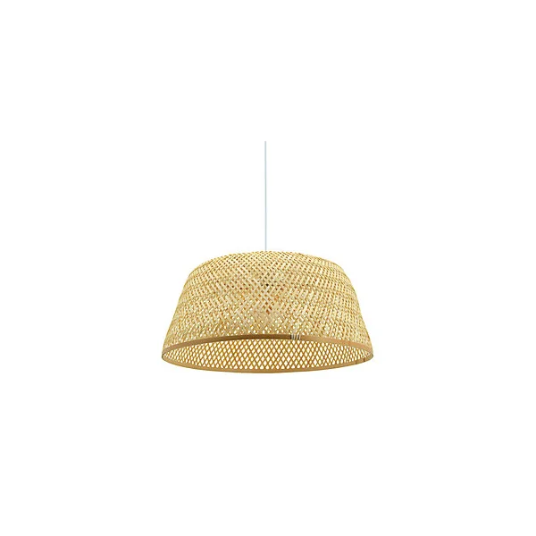 Suspension Lawa en rotin E27/60W IP20 Ø62 cm x H 27 cm Seynave
