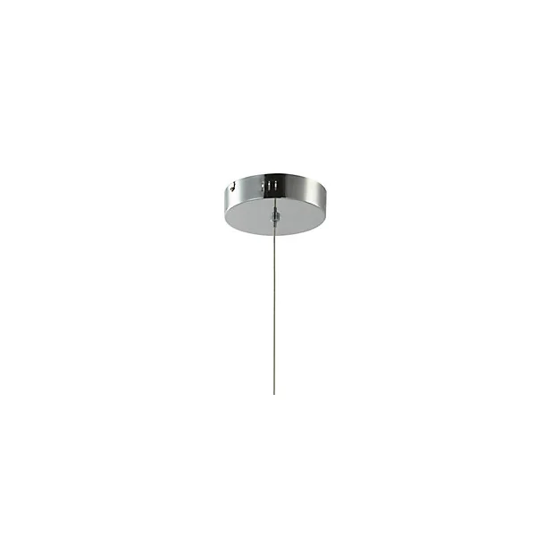 Suspension LED intégrée Kohmani 1700lm 30W IP20 GoodHome argent