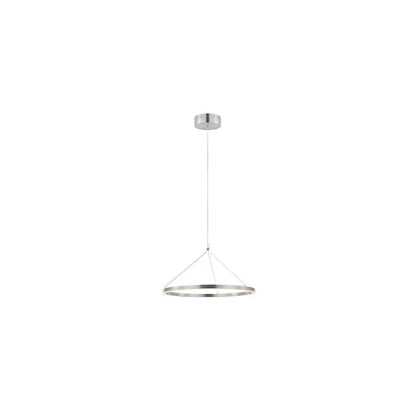 Suspension LED intégrée variable Taphao 2350lm 40W IP20 GoodHome argent