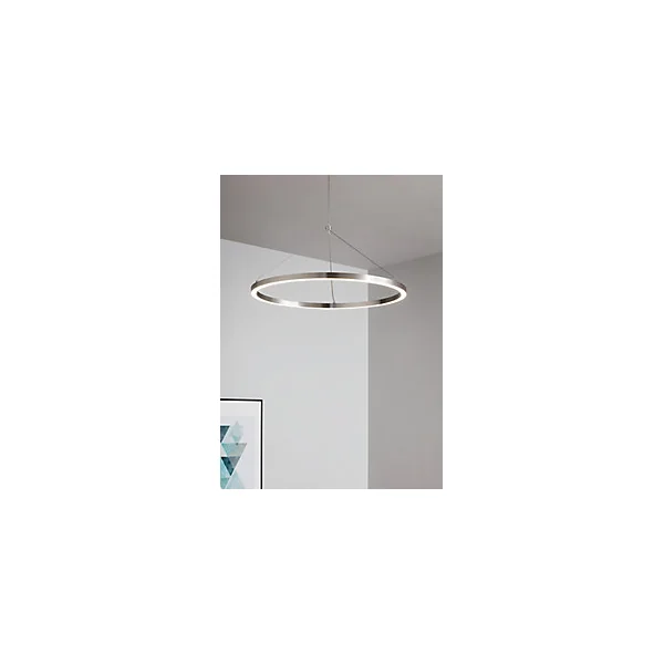 Suspension LED intégrée variable Taphao 2350lm 40W IP20 GoodHome argent