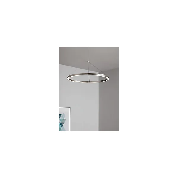 Suspension LED intégrée variable Taphao 2350lm 40W IP20 GoodHome argent
