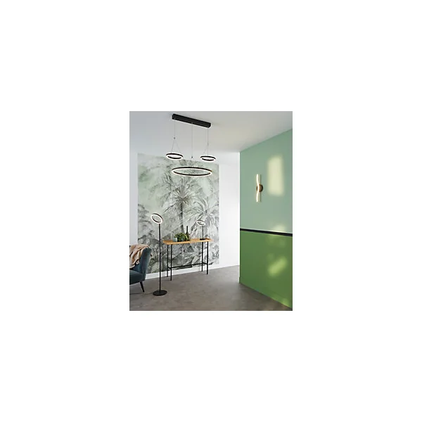 Suspension LED intégrée variable Taphao 2350lm 40W IP20 GoodHome argent
