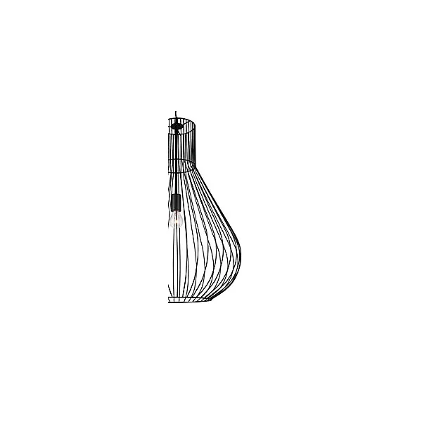 Suspension Leptyni GoodHome E27 noir