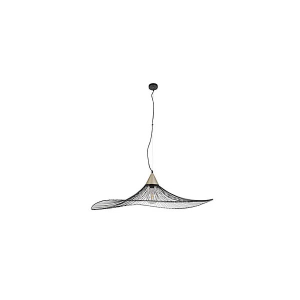 Suspension Lizzie filaire Corep Ø110cm E27 IP20 60W 230V Noir et laiton