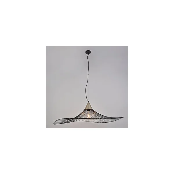 Suspension Lizzie filaire Corep Ø110cm E27 IP20 60W 230V Noir et laiton