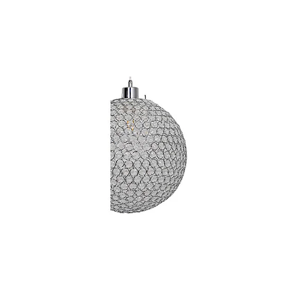 Suspension Mantus GoodHome E27 argent brillant