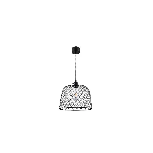 Suspension Muanza GoodHome E27 noir mat