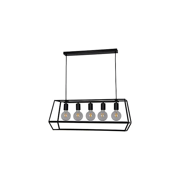 Suspension Nantan GoodHome E27 noir mat