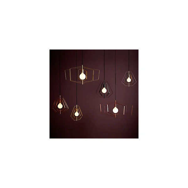 Suspension Nedoki 35cm E27 IP20 cuivre