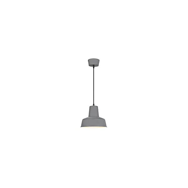 Suspension Orous E27 15W ⌀24,5xH.110cm gris foncé GoodHome