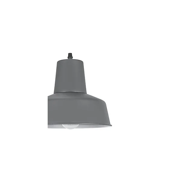 Suspension Orous E27 15W ⌀24,5xH.110cm gris foncé GoodHome
