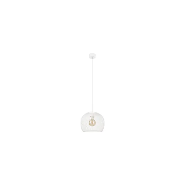Suspension Osiglia GoodHome E27 blanc mat