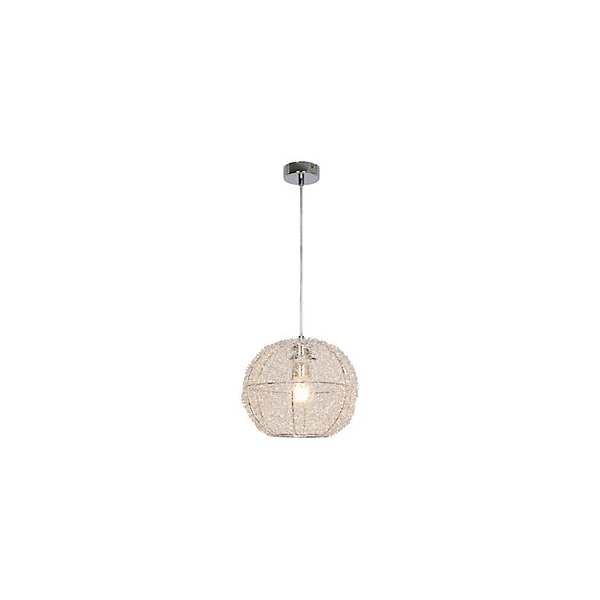 Suspension Phaidros GoodHome E27 argent brillant