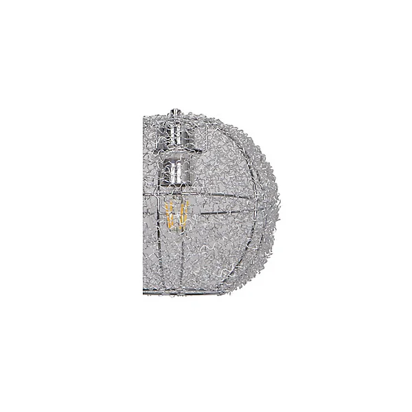 Suspension Phaidros GoodHome E27 argent brillant