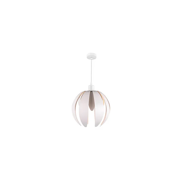 Suspension Pleiones GoodHome E27 blanc mat