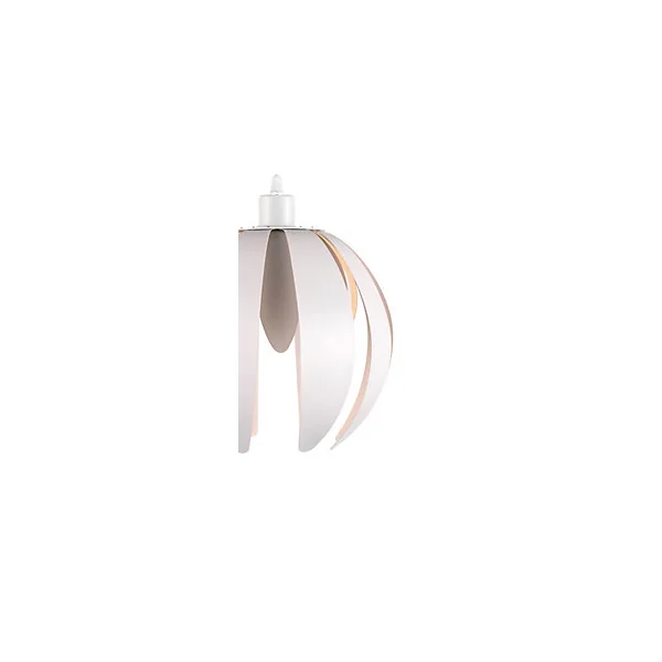Suspension Pleiones GoodHome E27 blanc mat