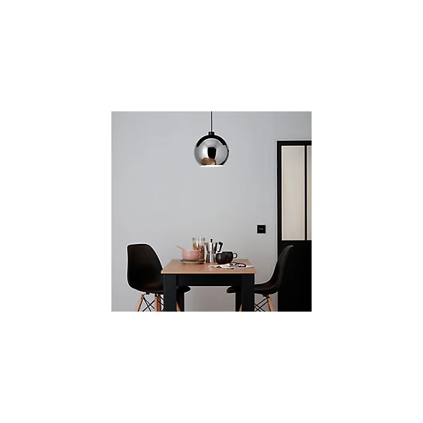 Suspension Pocyon shiny GoodHome 60W IP20 E27 argent