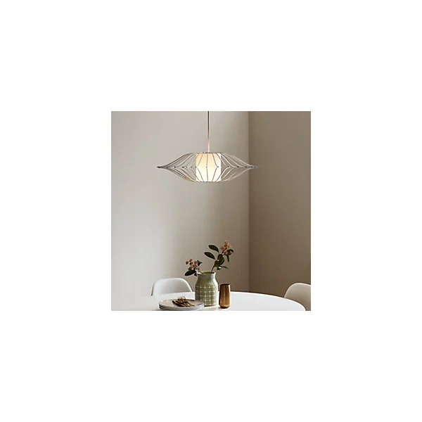 Suspension Quaoar E27/60W IP20 Ø 60 cm blanc