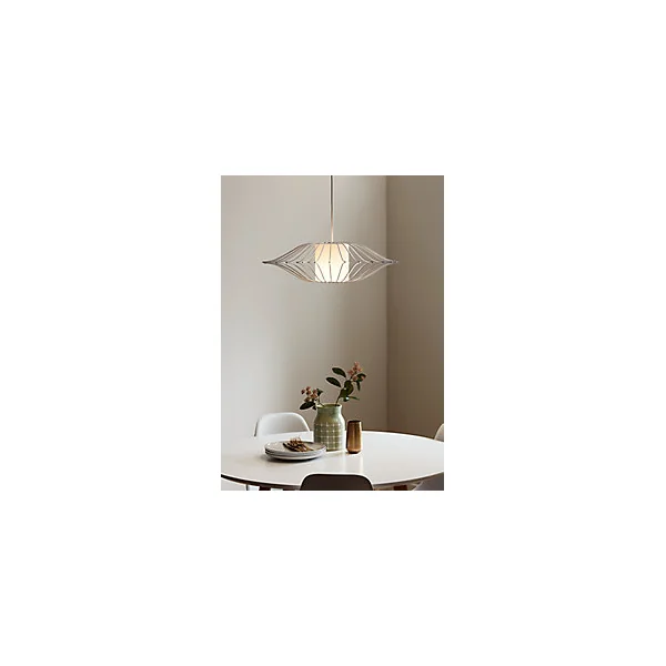 Suspension Quaoar E27/60W IP20 Ø 60 cm blanc