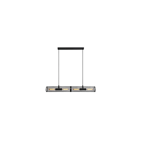 Suspension Redcliff E27 40W IP20 acier noir Eglo L.108 x l.12,5 cm