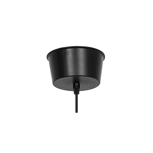 Suspension ronde en lin beige Bouvardia H.110 x Ø35cm E27 15W GoodHome
