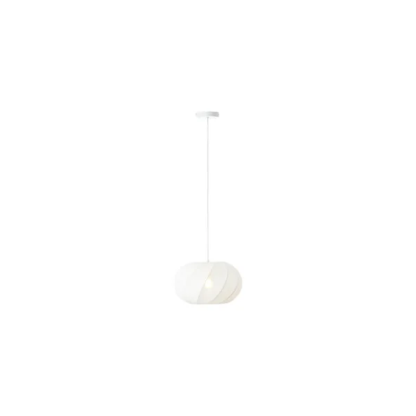 Suspension ronde Molly blanc mat H.120cm IP20 E27 20W Brilliant