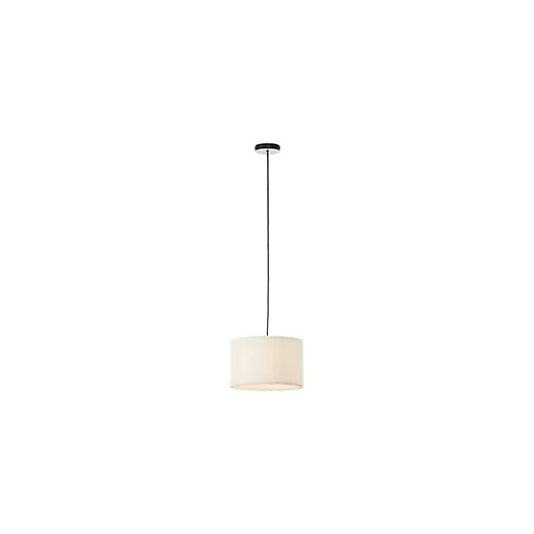 Suspension ronde Teddy coton bouclette beige Ø35cm IP20 E27 20W Brilliant