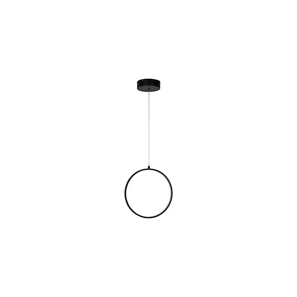Suspension Samana LED intégrée 800lm 13W ⌀29xL.14xH.110cm noir Goodhome
