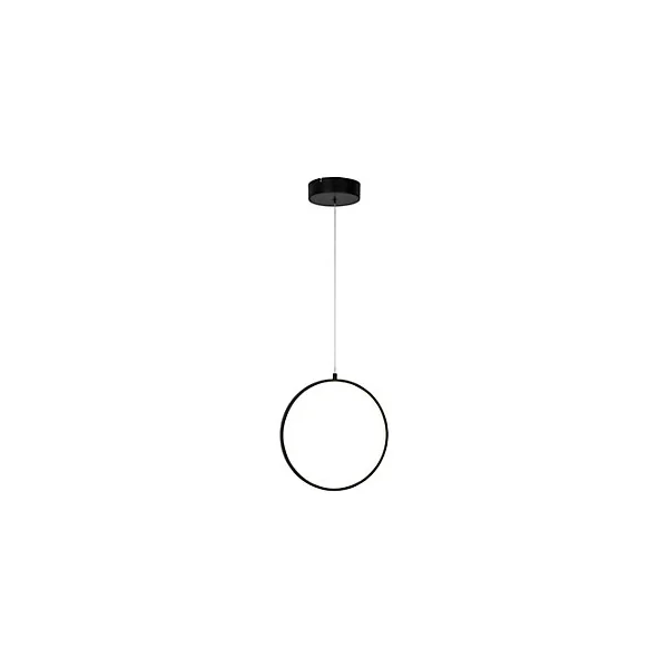 Suspension Samana LED intégrée 800lm 13W ⌀29xL.14xH.110cm noir Goodhome