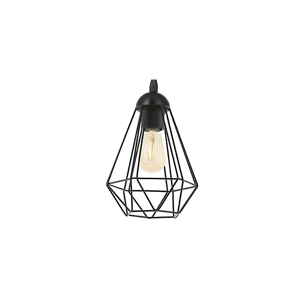 Suspension Smertrio 3 lampes E27 IP20 noir