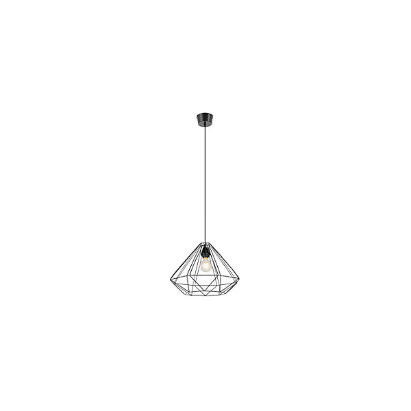 Suspension Smertrio E27 60W ⌀44.5xH.110cm noir GoodHome