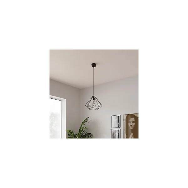 Suspension Smertrio E27 60W ⌀44.5xH.110cm noir GoodHome