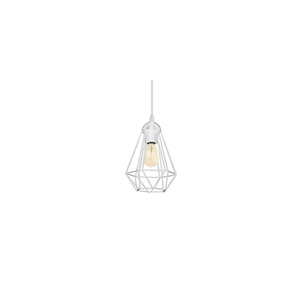 Suspension Smertrio GoodHome E27 blanc mat