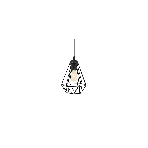 Suspension Smertrio GoodHome E27 noir mat 60W