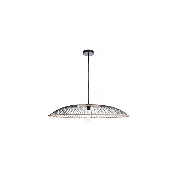 Suspension Soliflore Lussiol ⌀80cm noir