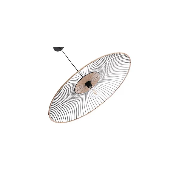 Suspension Soliflore Lussiol ⌀80cm noir