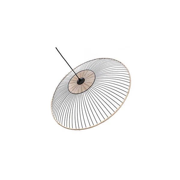 Suspension Soliflore Lussiol ⌀80cm noir