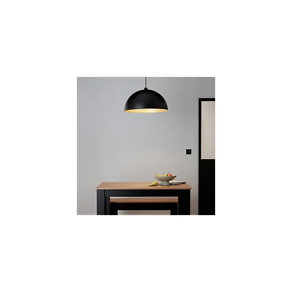 Suspension Songor E27 IP20 noir 50cm