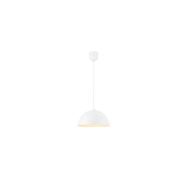 Suspension Songor GoodHome blanc 38cm IP20 E27