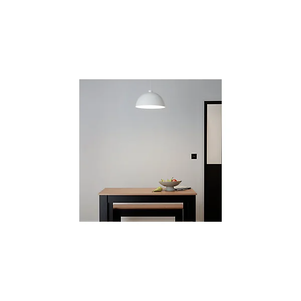 Suspension Songor GoodHome blanc 38cm IP20 E27