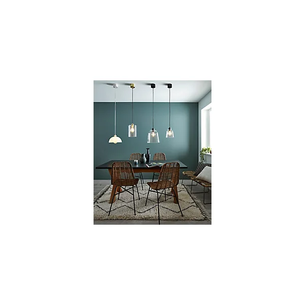 Suspension Songor GoodHome blanc IP20 E27