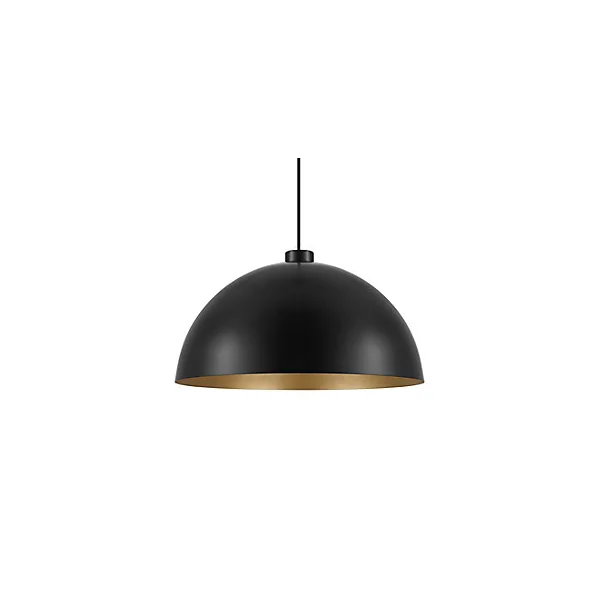 Suspension Songor GoodHome noir 38cm IP20 E27