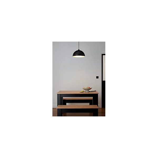 Suspension Songor GoodHome noir 38cm IP20 E27
