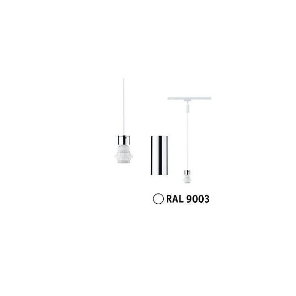 Suspension sur rail 2Easy blanc URail IP20 E27 L.150cm Paulmann